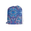 Blue Repeats Drawstring Pouch (Large) View1