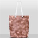 Light Reflections Abstract No6 Rose Full Print Rope Handle Tote (Small) View1