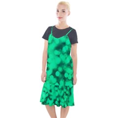 Light Reflections Abstract No10 Green Camis Fishtail Dress by DimitriosArt