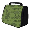 Floral folk damask pattern Fantasy flowers Floral geometric fantasy Full Print Travel Pouch (Small) View1
