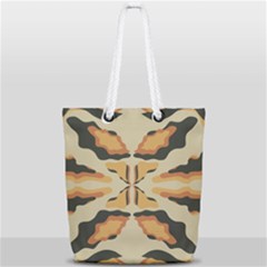 Abstract Pattern Geometric Backgrounds  Abstract Geometric  Full Print Rope Handle Tote (small) by Eskimos
