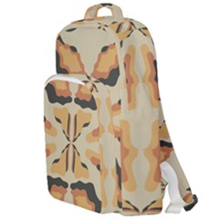 Abstract Pattern Geometric Backgrounds  Abstract Geometric  Double Compartment Backpack by Eskimos