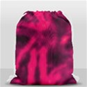 Purple Abstract Stars Drawstring Bag (Small) View1