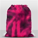 Purple Abstract Stars Drawstring Bag (Small) View2