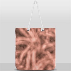 Rose Abstract Stars Full Print Rope Handle Tote (large) by DimitriosArt