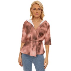 Rose Abstract Stars Lightweight Drawstring Hooded Top by DimitriosArt