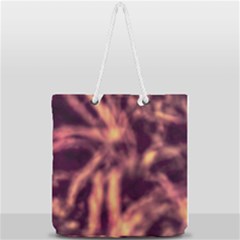 Topaz  Abstract Stars Full Print Rope Handle Tote (large) by DimitriosArt