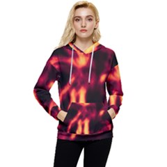 Lava Abstract Stars Women s Lightweight Drawstring Hoodie by DimitriosArt