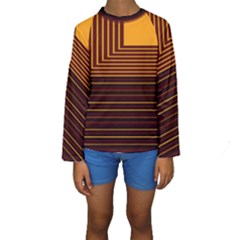 Gradient Kids  Long Sleeve Swimwear by Sparkle