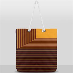 Gradient Full Print Rope Handle Tote (large) by Sparkle