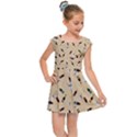 Festive Champagne Kids  Cap Sleeve Dress View1