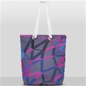3d Lovely Geo Lines Full Print Rope Handle Tote (Small) View2