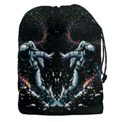 Digital Illusion Drawstring Pouch (3xl) by Sparkle