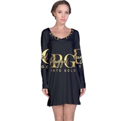 Plugged Into Gold Long Sleeve Nightdress by pluggedintogold