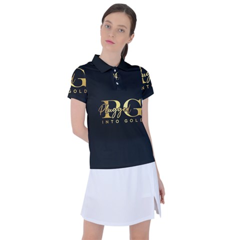 Plugged Into Gold Women s Polo Tee by pluggedintogold