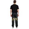 Plugged into gold Men s Elastic Waist Pants View2