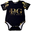 PLUGGED INTO GOLD Baby Short Sleeve Onesie Bodysuit View1