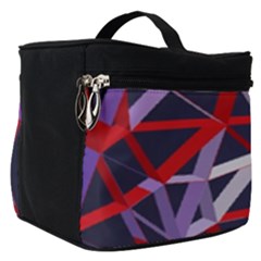 3d Lovely Geo Lines Vii Make Up Travel Bag (small) by Uniqued