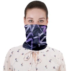 3d Lovely Geo Lines Vi Face Covering Bandana (adult) by Uniqued
