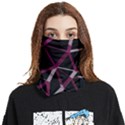 3d Lovely Geo Lines Iii Face Covering Bandana (Two Sides) View1