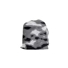 Black Waves Abstract Series No 1 Drawstring Pouch (xs) by DimitriosArt