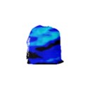 Blue Waves Abstract Series No13 Drawstring Pouch (XS) View2