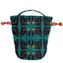 Abstract geometric design    Drawstring Bucket Bag View1
