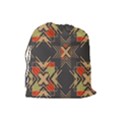 Abstract geometric design    Drawstring Pouch (Large) View2