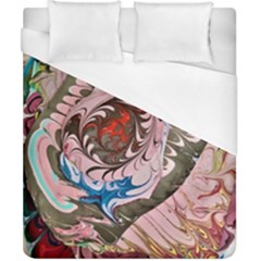 Marbling Collage Duvet Cover (california King Size) by kaleidomarblingart