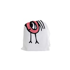 Cute Baby Monster Isolated Drawing Drawstring Pouch (xs) by dflcprintsclothing