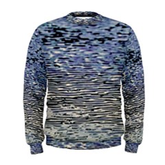 Silver Waves Flow Series 1 Men s Sweatshirt by DimitriosArt