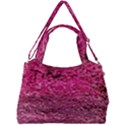 Pink  Waves Flow Series 1 Double Compartment Shoulder Bag View2