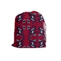 Abstract pattern geometric backgrounds   Drawstring Pouch (Large) View1