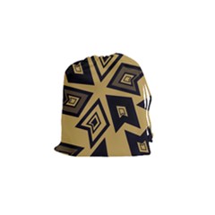 Abstract Pattern Geometric Backgrounds   Drawstring Pouch (small) by Eskimos