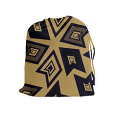 Abstract Pattern Geometric Backgrounds   Drawstring Pouch (xl) by Eskimos