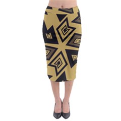 Abstract Pattern Geometric Backgrounds   Midi Pencil Skirt by Eskimos