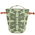 Abstract pattern geometric backgrounds   Drawstring Bucket Bag View1