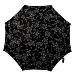 Folk Flowers Print Floral Pattern Ethnic Art Hook Handle Umbrellas (large) by Eskimos