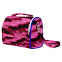 Pink  Waves Flow Series 3 Satchel Shoulder Bag View1