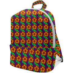 Floral Zip Up Backpack by Sparkle
