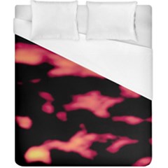 Red Waves Flow Series 5 Duvet Cover (california King Size) by DimitriosArt