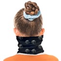 Creepy Head Sculpture With Respirator Motif Pattern Face Covering Bandana (Kids) View2
