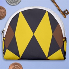 Abstract Pattern Geometric Backgrounds   Horseshoe Style Canvas Pouch by Eskimos