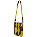 Abstract pattern geometric backgrounds   Multi Function Travel Bag View1
