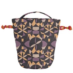 Abstract Pattern Geometric Backgrounds   Drawstring Bucket Bag by Eskimos