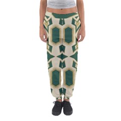 Abstract Pattern Geometric Backgrounds   Women s Jogger Sweatpants by Eskimos