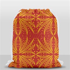 Abstract Pattern Geometric Backgrounds   Drawstring Bag (small) by Eskimos
