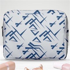 Abstract Pattern Geometric Backgrounds   Make Up Pouch (large) by Eskimos