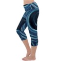 Fractal Capri Yoga Leggings View2