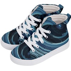 Fractal Kids  Hi-top Skate Sneakers by Sparkle